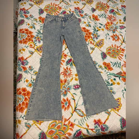 banjara Denim - Banjara Light Blue Jeans Denim Stone Washed Flared Bootcut Women's Size 0/23